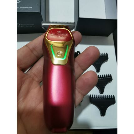 T-Blade Hair Detailing Trimmer 10W 0.1mm Beard Clipper Cordless Shaver Two Speed