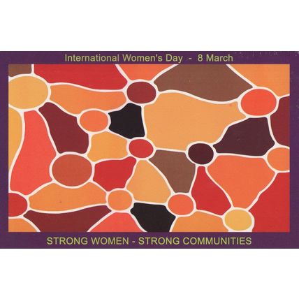 Australian International Womens Day Wangkatha Strong Women Postcard