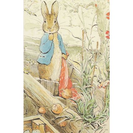 Peter Rabbit In The Tale Of Benjamin Bunny Beatrix Potter Postcard