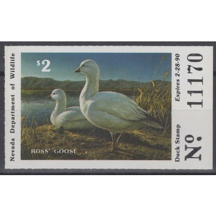 ZAYIX 1989 Nevada 11 MNH - US State Duck Stamp - Birds - 070122S06
