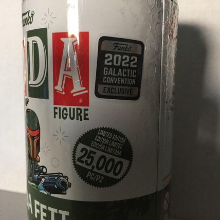 NEW 2022 Star Wars Celebration Boba Fett Funko Soda Figure LE 25000
