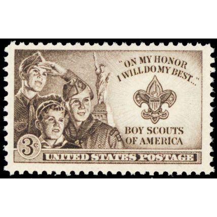 Boy Scouts One PACK OF TEN 3 Cent Postage Stamps Scott 995