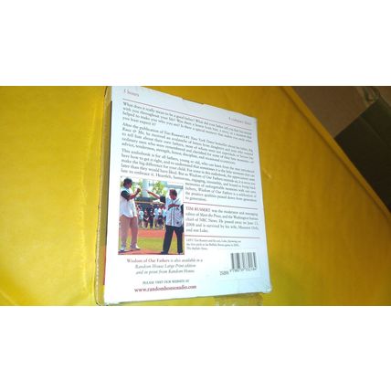 Tim Russert Wisdom Of Our Father's Lessons And Letters From Daughters & Sons CD