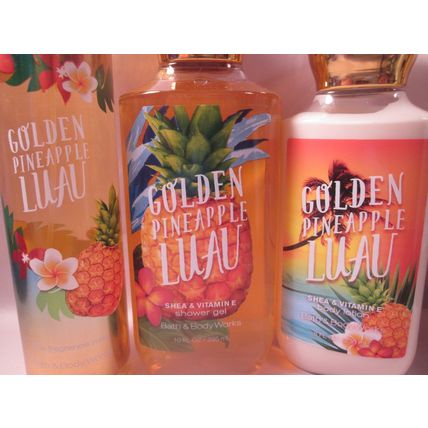 Bath & Body Works Body Mist Lotion Shower Gel Set Golden Pineapple Luau