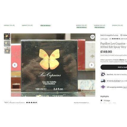 PAPILLON - LES COPAINS EAU DE TOILETTE VAPORISATEUR 100ML