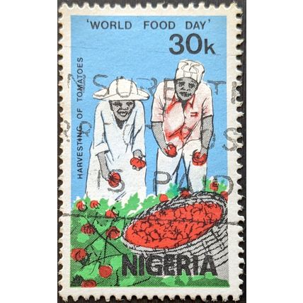 STAMP NIGERIA SG425 1981 30K World Food Day Used