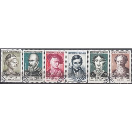 France 1957 Michel 1136 - 1141 O Cote (2008) 26.00 € Personnages célèbres