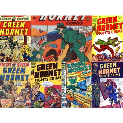 Green Hornet - full 41 issue Harvey comics run -Vintage Superhero Pulp disc PDF