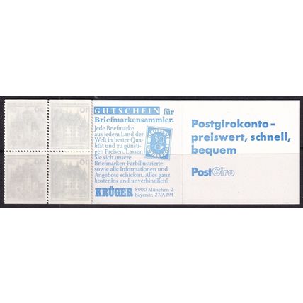 Berlin - Germany 1986 Mi MH11m UMM - Booklet (C-604 (1))