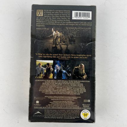 Lord of the Rings: Fellowship of the Ring VHS New Sealed LOTR
