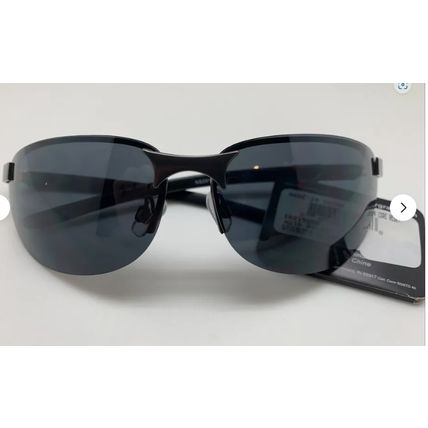 FOSTER GRANT SUNGLASSES AUTO PILOT DRIVING MAX BLOCK BLACK METAL FRAME