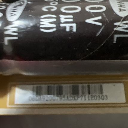 Samsung Refrigerator Electronic Control Board DA92-00795A