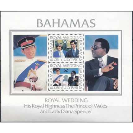 Royal Wedding - Bahamas 1981 - NM H - SG MS588