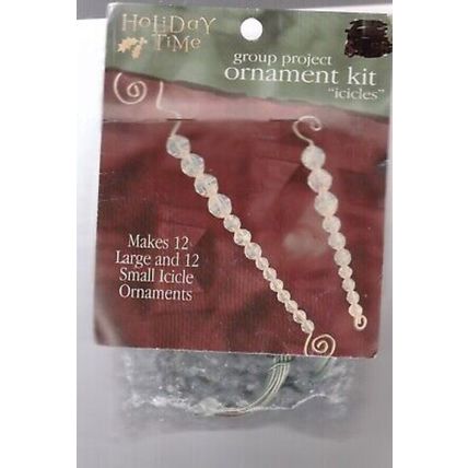 Holiday Time Beading Kit CANDY CANES & ICICLES 2 Kits
