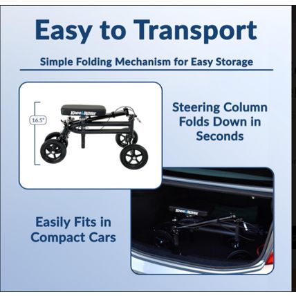 KneeRover Economy Knee Scooter Steerable Knee Walker