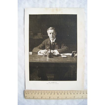 Vintage: photo illustration - Mr. Chamberlain
