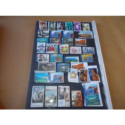 37 AUSTRALIAN STAMPS USED