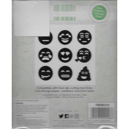 First Edition. Emoticon Die Set. Die Cutting Cardmaking Scrapbooking Crafts