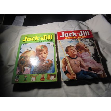 1966 & 1967 JACK & JILL BRITISH ANNUALS!! $25.00 Shipped! These TWO Fleetway