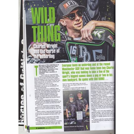 Speedway Star magazine : July 5, 2025. Ben Barker. Charles Wright. Swedish GP