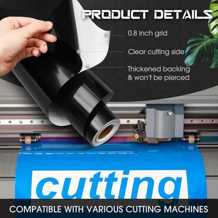 Gueevin Glossy Vinyl Roll Permanent Vinyl Self Adhesive Rolls for Home Decoratio