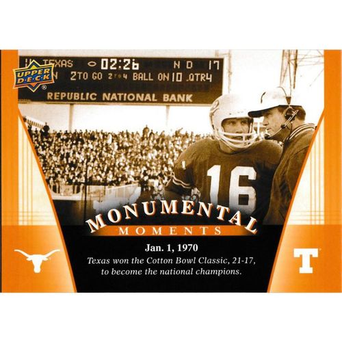 2011 UD University of Texas - #86 - 1970 Cotton Bowl Monumental Moments