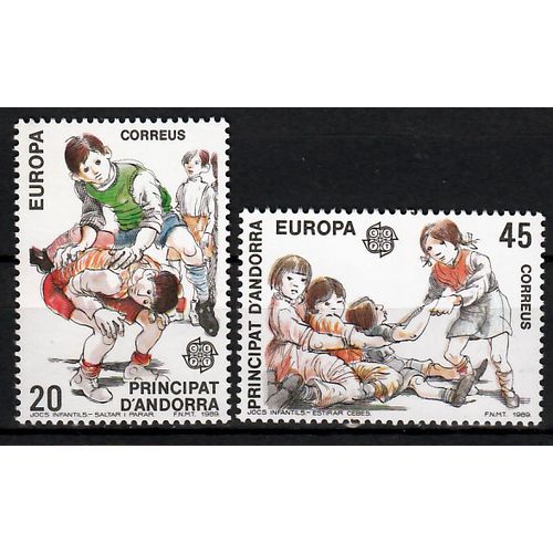 Spaans Andorra Europa Cept 1989 postfris