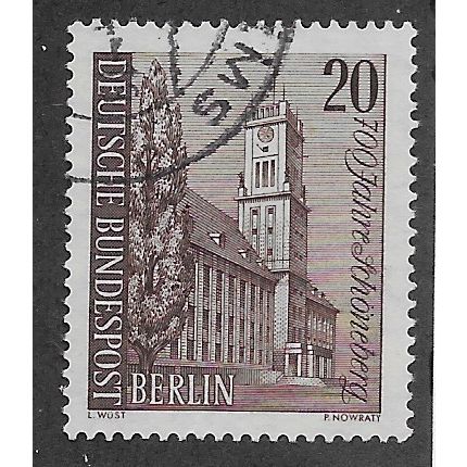 BERLIN -1964 20pf '700TH ANN OF SCHONEBERG' FINE USED (EBID63-192)