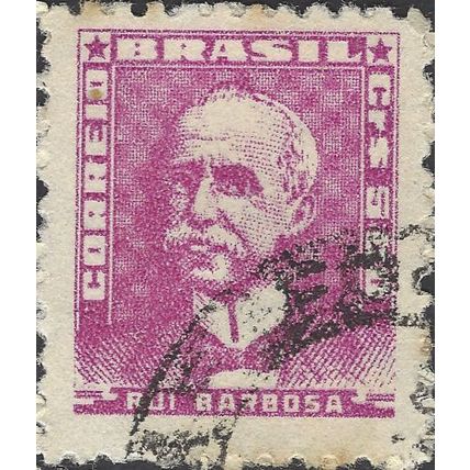 BRAZIL, Rui Barbosa, lilac-red 1956, 5cruz, #3