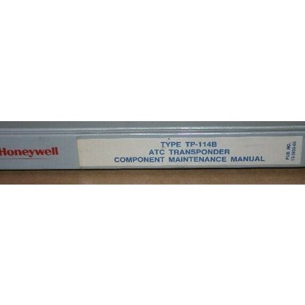 Honeywell TP-114B ATC Transponder Component Maintenance Manual XPDR