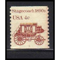 Used 1898A 4c Stagecoach Fine CNS 3 PA5492