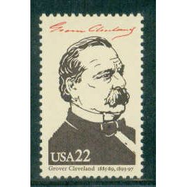 2218d 22c Grover Cleveland Fine MNH V5284
