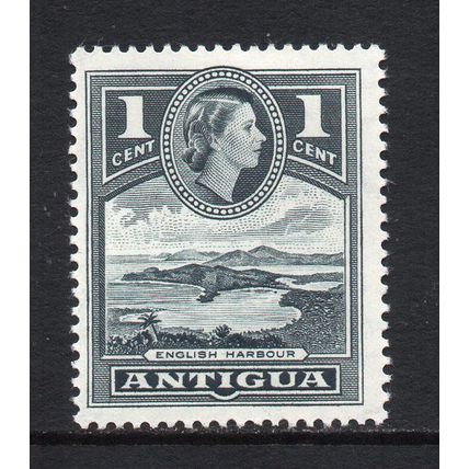 Antigua - 1953-62 - 1c English Harbour (sg121) Mint Hinged
