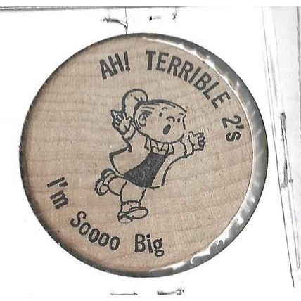 1981 2nd birthday party Wooden Nickel