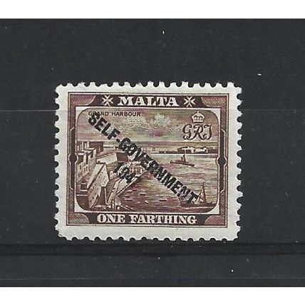 Malta.SG234 1/4d Grand Harbour,Valletta.Mounted Mint.Apr25j