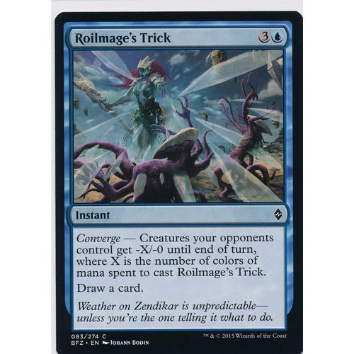 Magic the Gathering MTG Battle For Zendikar 83/274 Roilmage's Trick