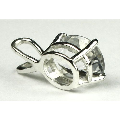 Silver (White) Topaz, 925 Sterling Silver Pendant, SP002