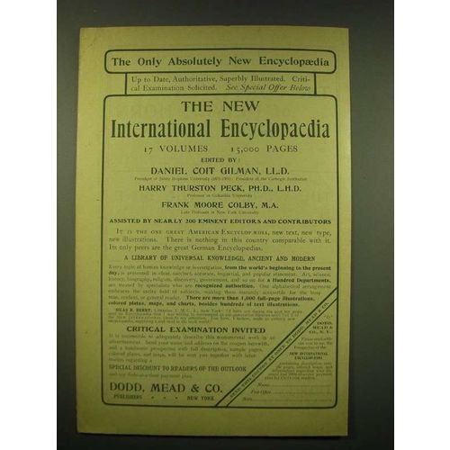 1902 Dodd, mead & Company Ad - The only absolutely new Encylopaedia