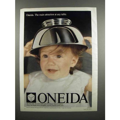 1983 Oneida Paul Revere Bowl Ad - Main Attraction