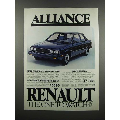 1983 Renault Alliance Ad
