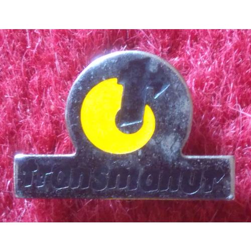 Pin Badge, Metal & Enamel: Transmanut: Transport Manufacture