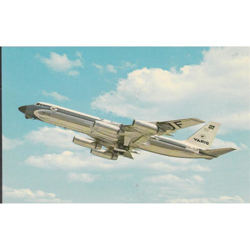Varig Viacao Rio Grandense Convair CV990A Aircraft Postcard (A20719)