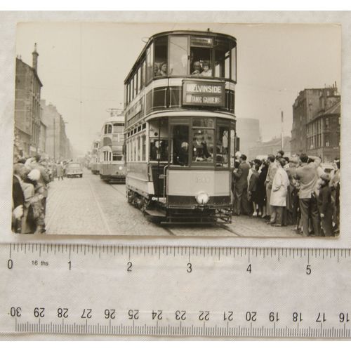 Photo Glasgow Tram no. 1088 in 1962