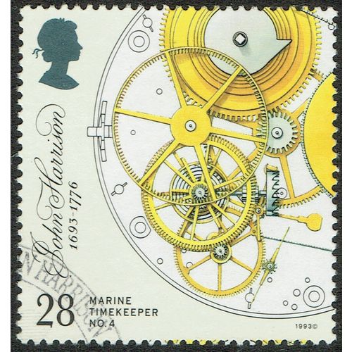 1993 300th Birth Anniversary John Harrison 28p Multicoloured SG1655 FU