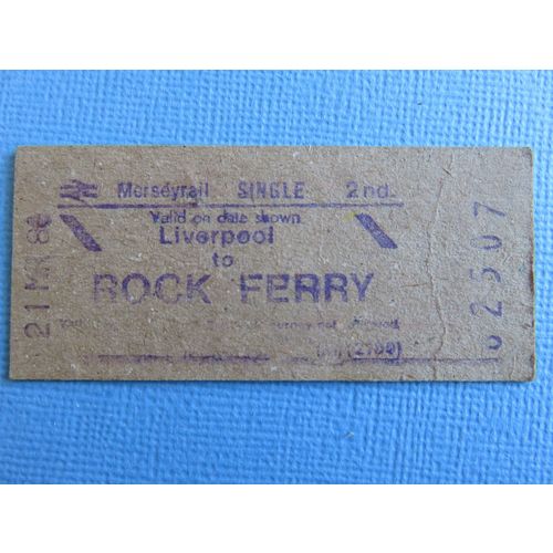 Merseyrail Liverpool-Rock Ferry Single Ticket