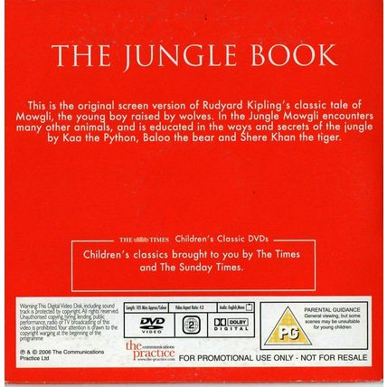 The Jungle Book DVD Promo The Times Childrens Classics BBC Kids Series