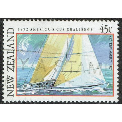New Zealand 1992 Challenge for Americas Cup 45c Multicoloured SG1655 GU