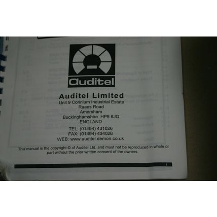 Auditel BLIP-2D Dual Interpreters Unit Operation Manual