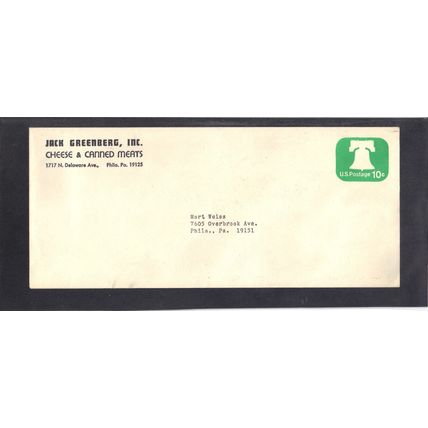 Cheese and Canned Meats U567 10c Liberty Bell CV03082