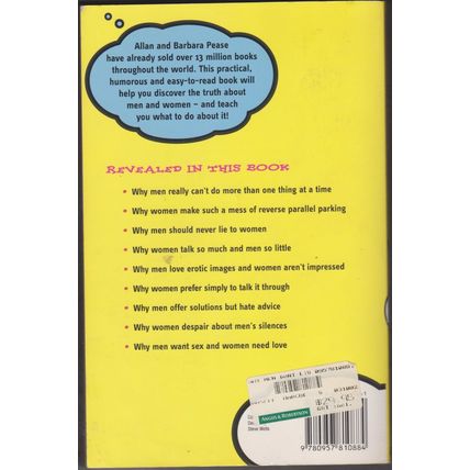 Why Men Don't Listen & Women Can't Read Maps, by Allan & Barbara Pease. 1st TPB
